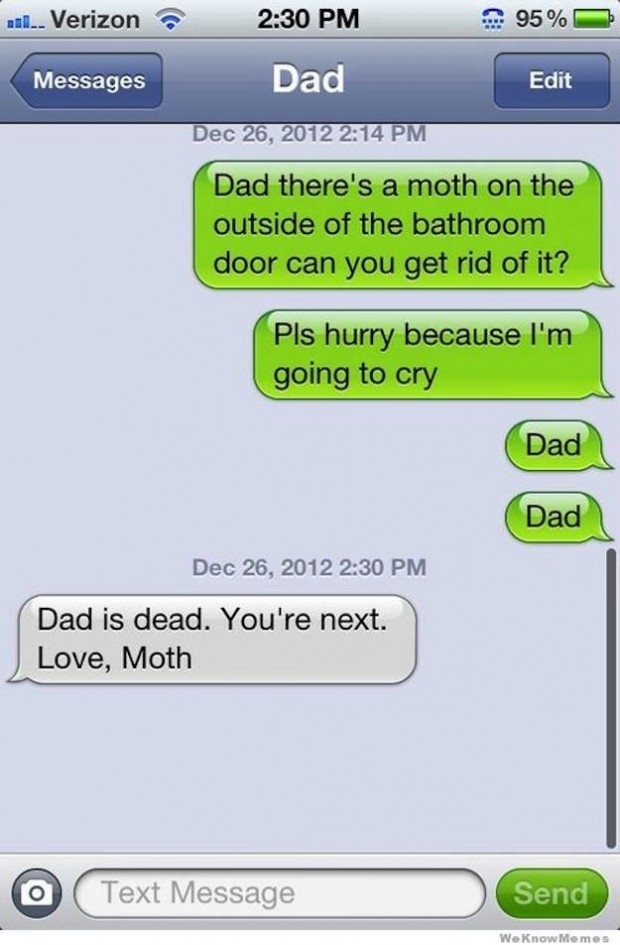 funniest texts parents kids