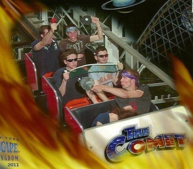 funny amusement park ride photos