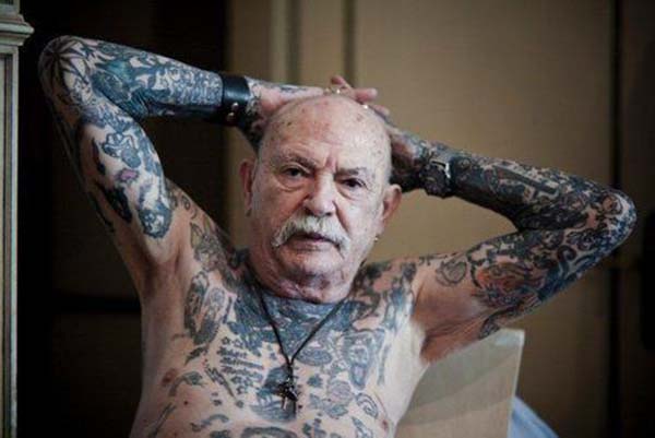 old people with tattoos