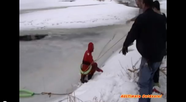 dog rescue freezing