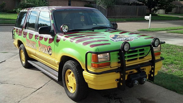 Jurassic Park car