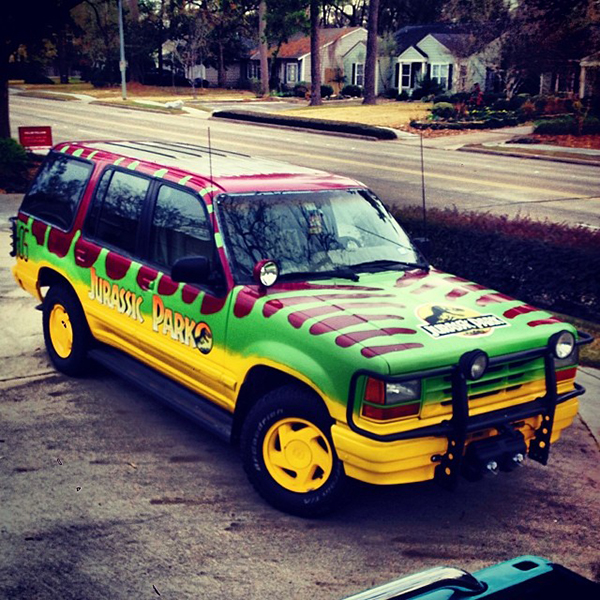 Jurassic Park car