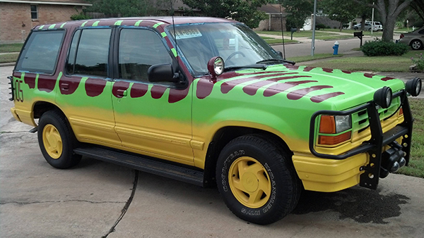 Jurassic Park car
