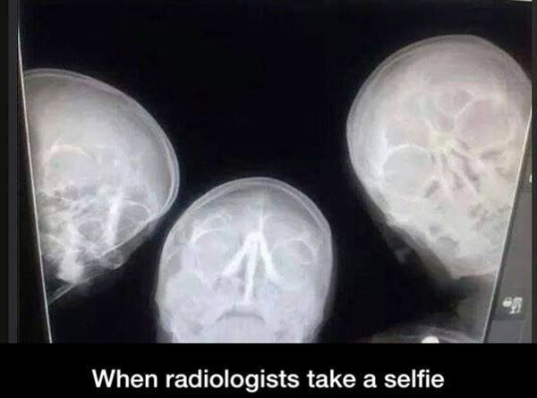 radiologist selfie