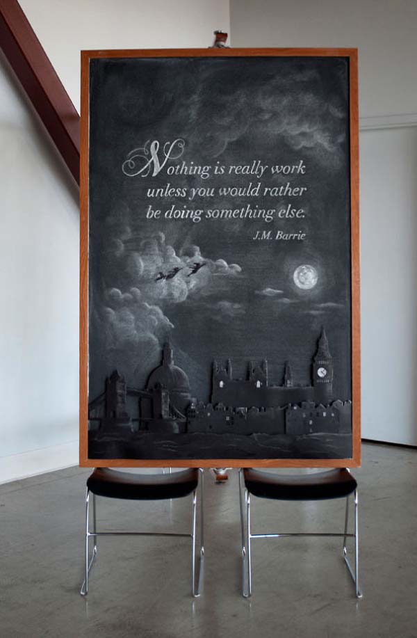 students chalkboard art dangerdust