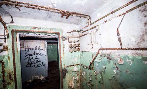 creepy underground bunker