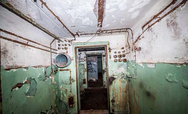 creepy underground bunker