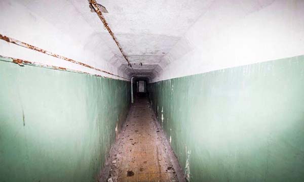 creepy underground bunker