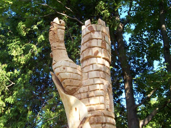 chainsaw tree art