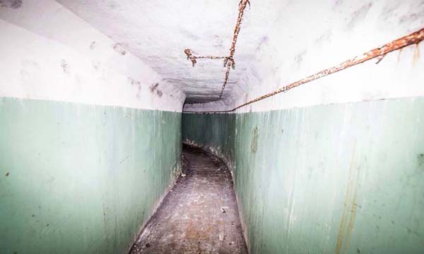 creepy underground bunker