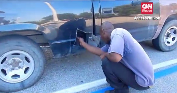 man cuts truck saves kitten