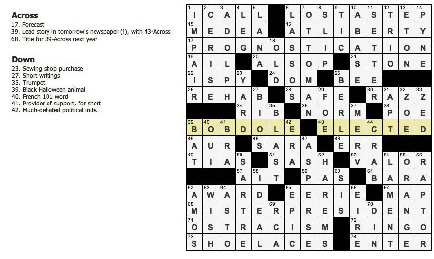 In 1996 The Ny Times Put Out The Most Amazing Crossword Puzzle Ever And This Is Why In 1996 The Ny Times Put Out The Most Amazing Crossword Puzzle Ever And This Is Why