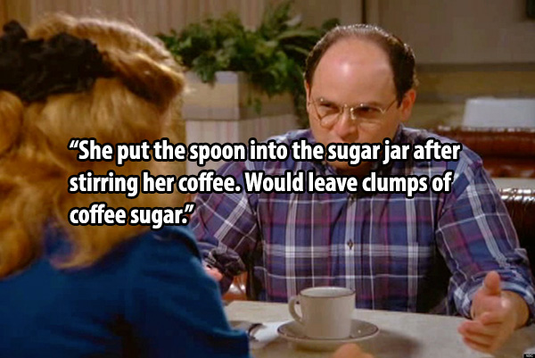 real life George Costanza break ups