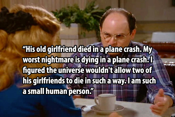 real life George Costanza break ups