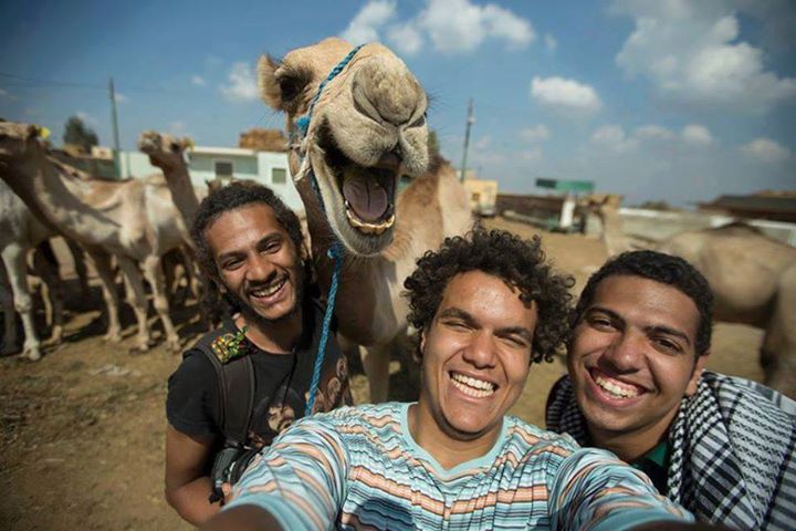 camel selfie