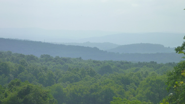 man hikes Appalacian Trail