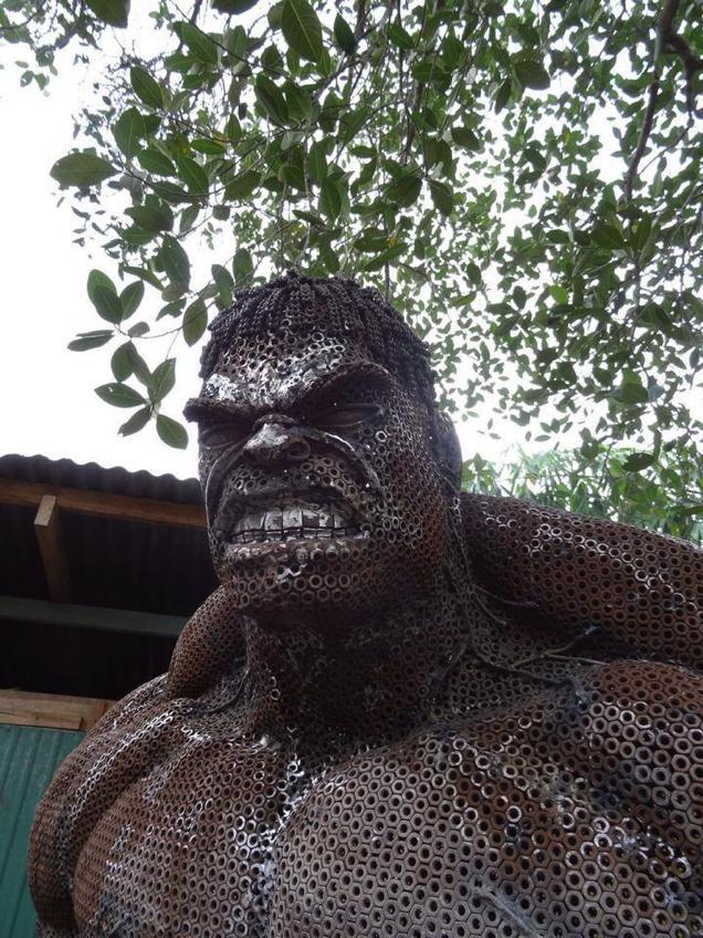 scrap metal hulk