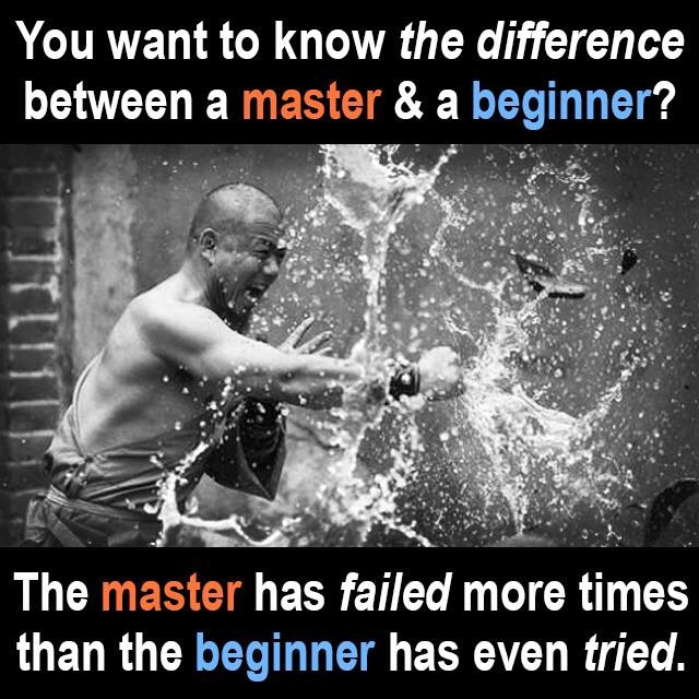 master vs beginner