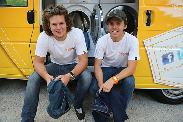 free laundry for homeless from van