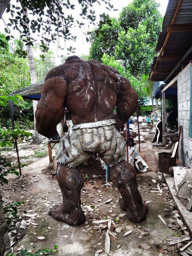 scrap metal hulk