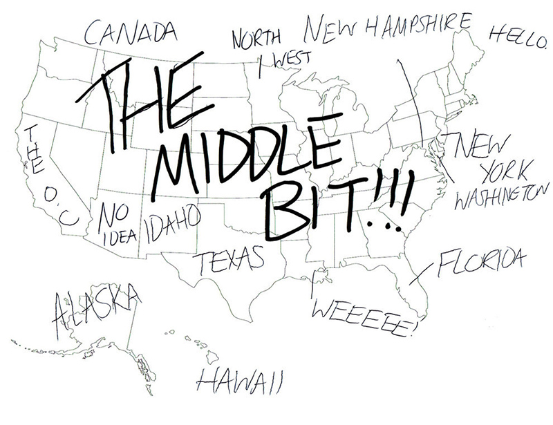 british people naming US states