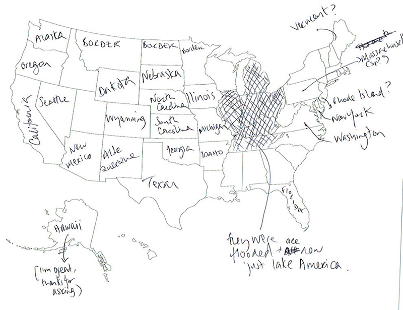 british people naming US states