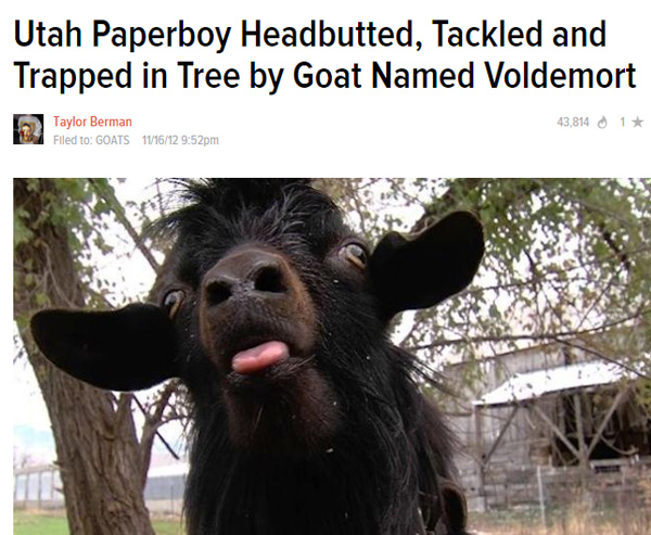 greatest headlines ever