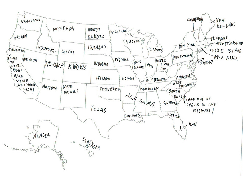 british people naming US states