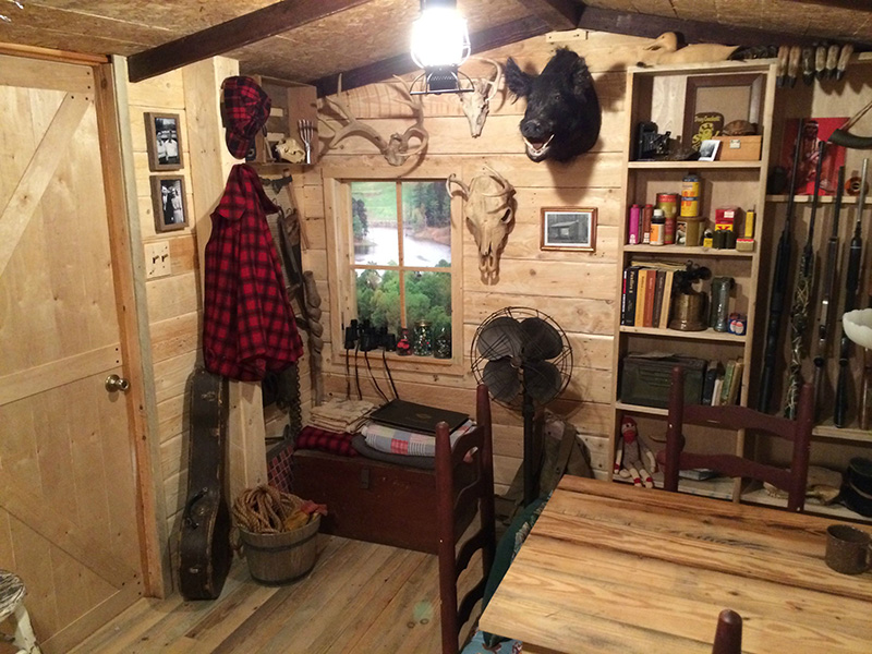 basement cabin man cave