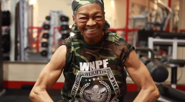77 year-old grandma power lifter
