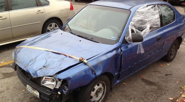 couple buys waitress new car