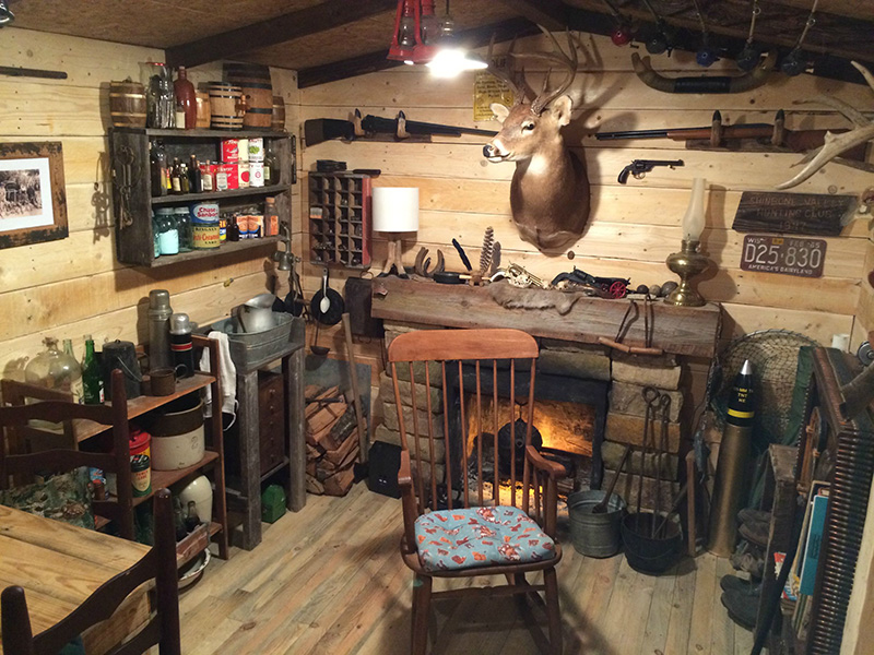 basement cabin man cave