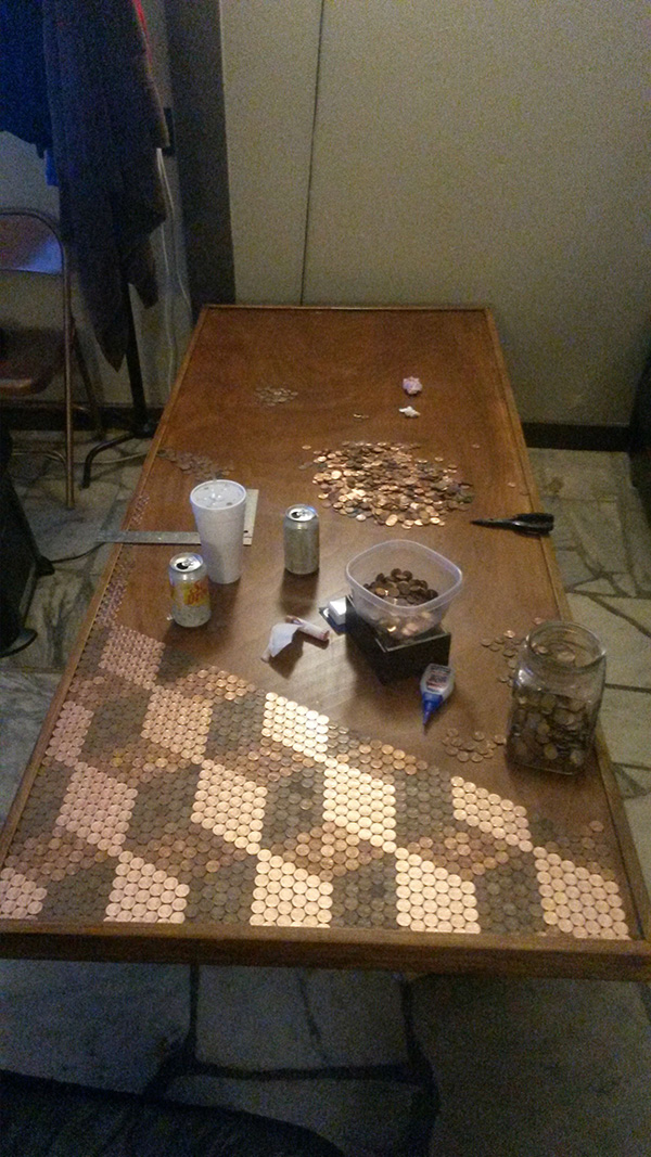 penny table top