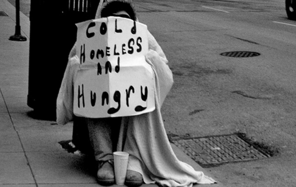 college student raises money for homeless man