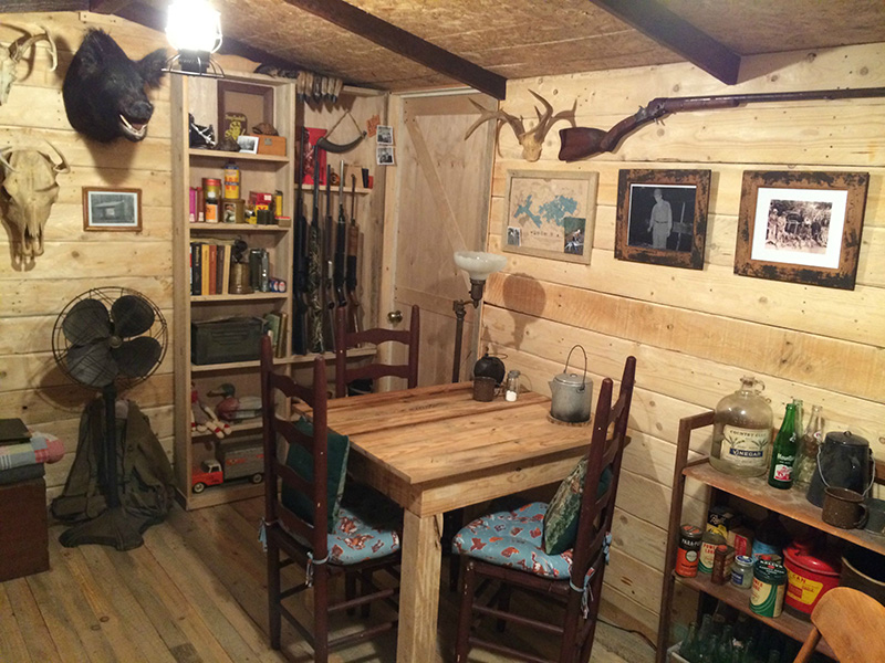 basement cabin man cave