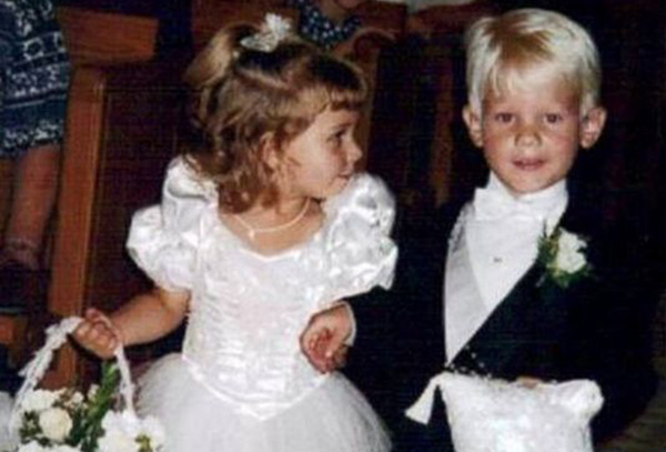 flower girl ring bearer marry