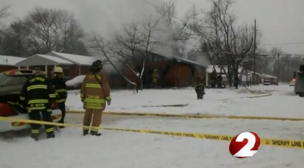 girl scouts give money raised to woman who lost home