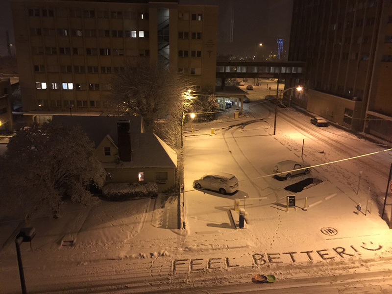 feel better in snow hospital