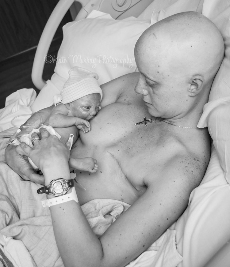 breast cancer mom breast feeds son