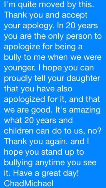 guy apologizes to gay kid he bullied in high school