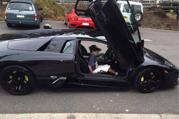 exotic car owners make boy with disability dream come true