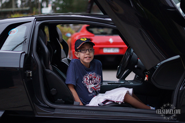 exotic car owners make boy with disability dream come true