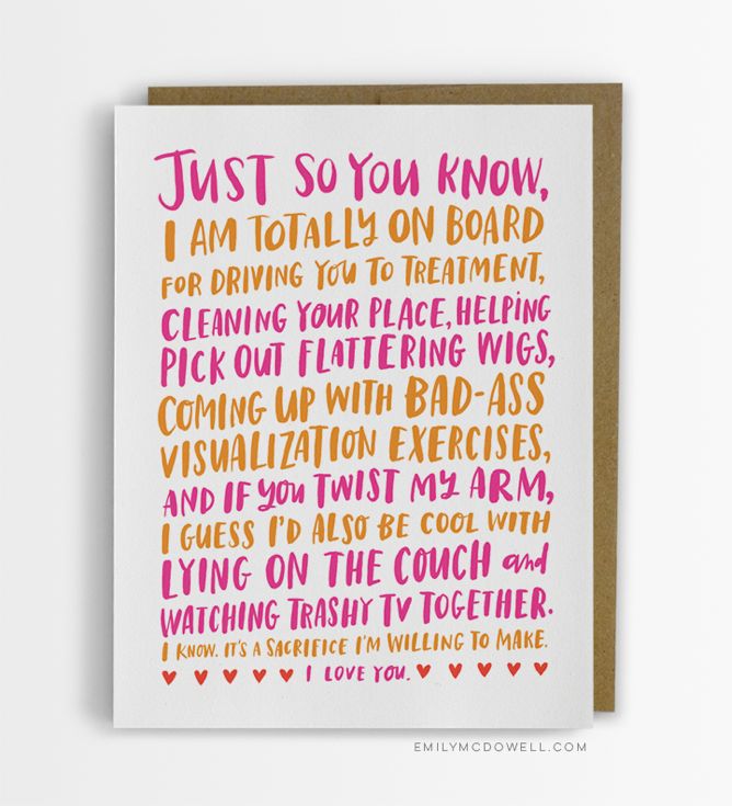 empathy cards for serious illness