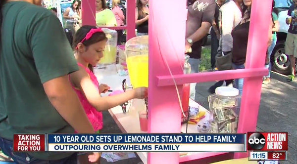 lemonade stand to save home