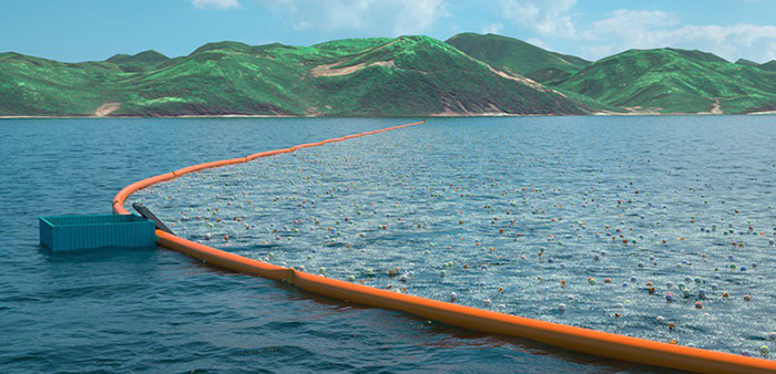 massive ocean cleanup system 2016