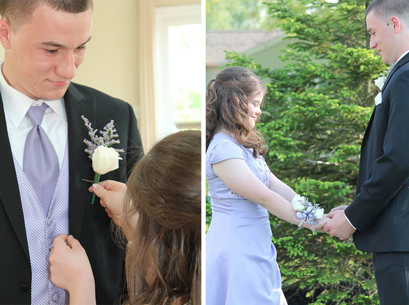 high school qb takes girl with down syndrome to prom 7 years later