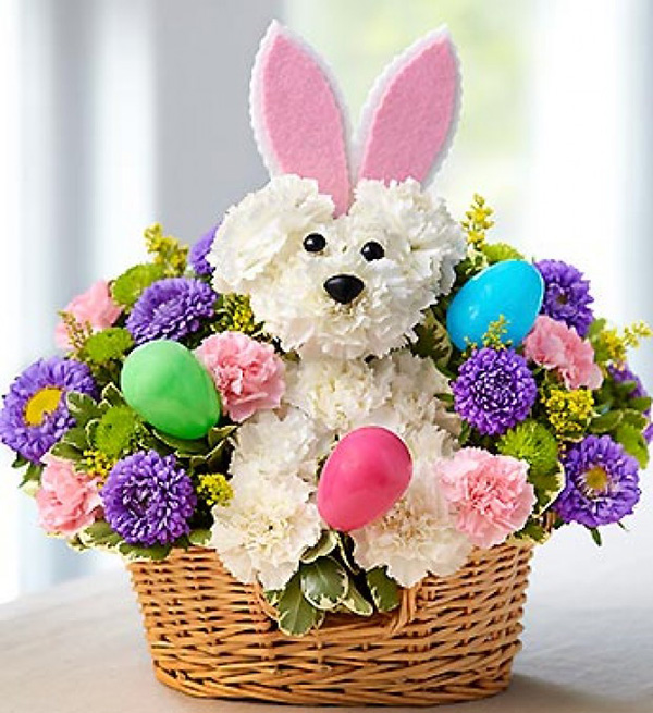 dog flower arrangements