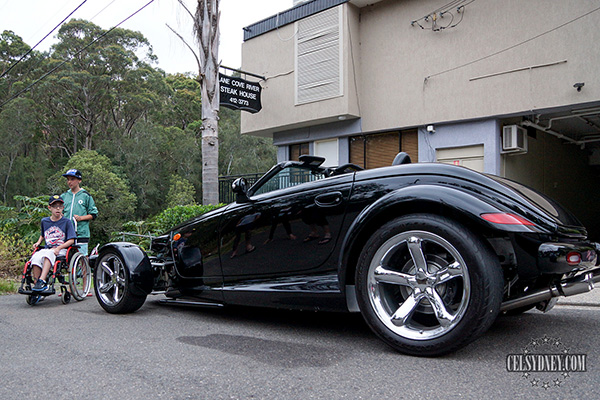 exotic car owners make boy with disability dream come true