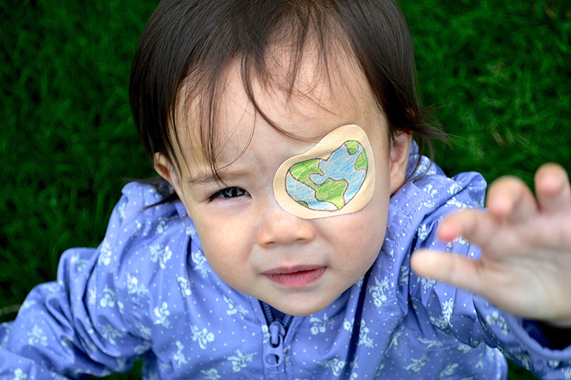 little girl eye patch designs