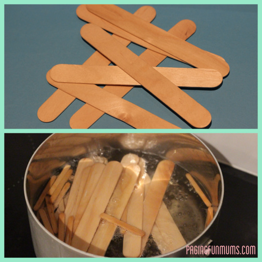 boil popsicle sticks